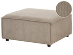  Ottoman ARDAL Corduroy Light Brown