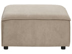  Ottoman ARDAL Corduroy Light Brown