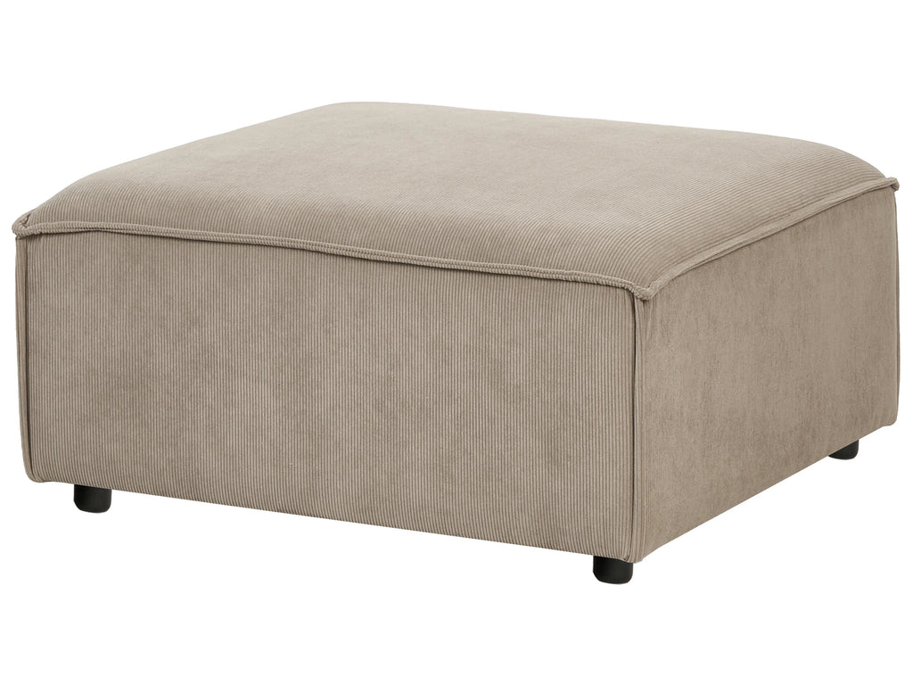  Ottoman ARDAL Corduroy Light Brown