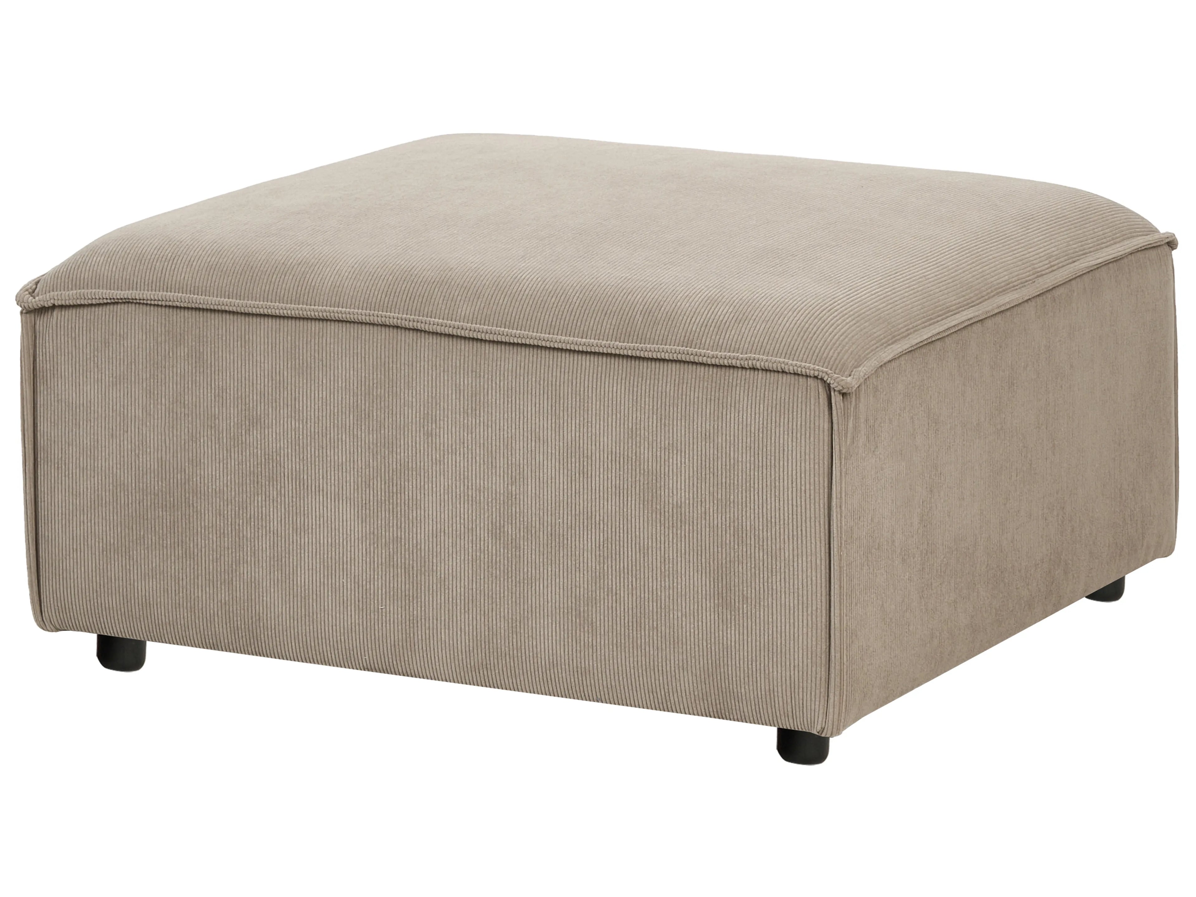  Ottoman ARDAL Corduroy Light Brown