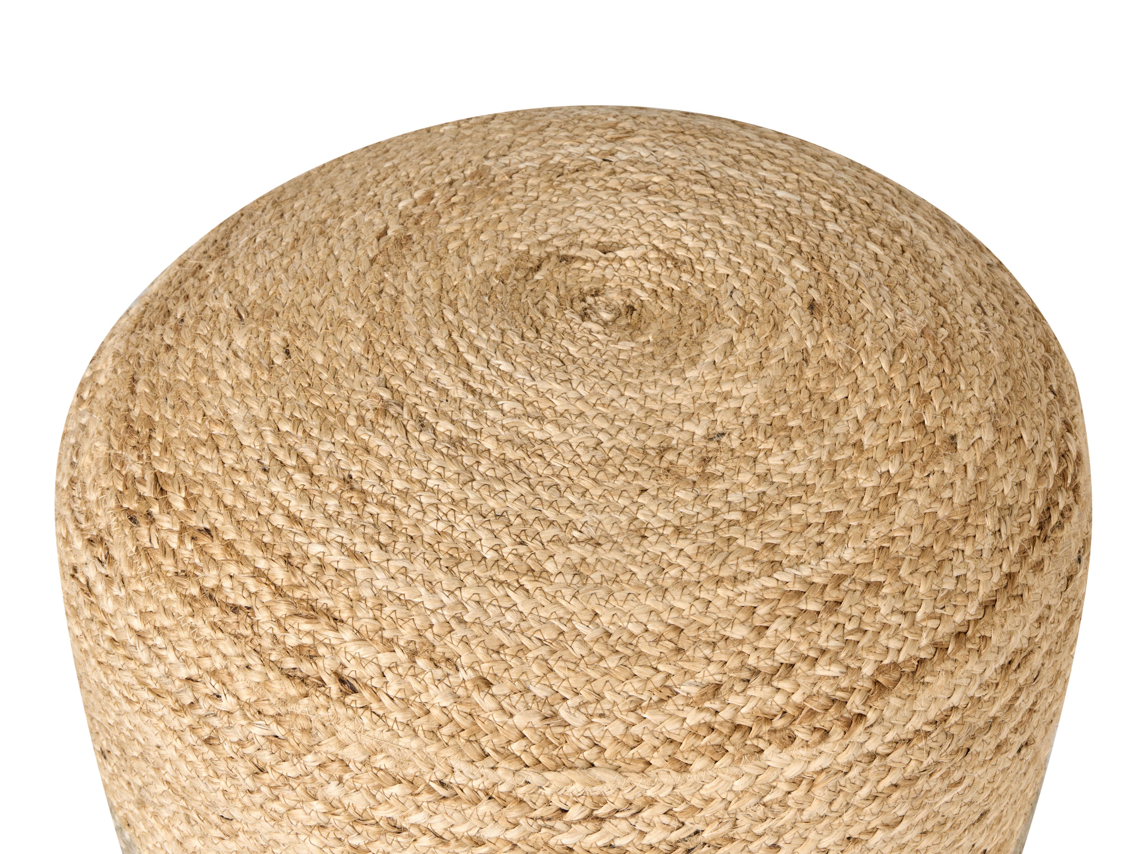  Pouffe DUKI Jute Taupe
