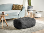  Pouffe ISARDA Jute Black