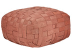  Pouffe BODLA Synthetic Material Light Red