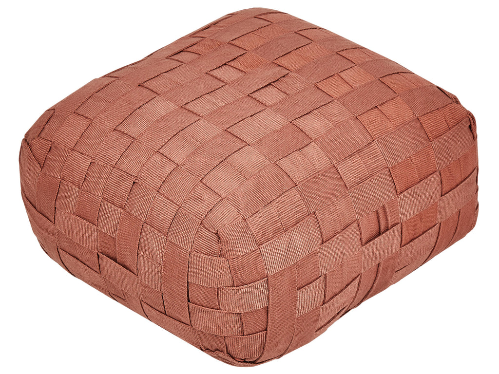  Pouffe BODLA Synthetic Material Light Red