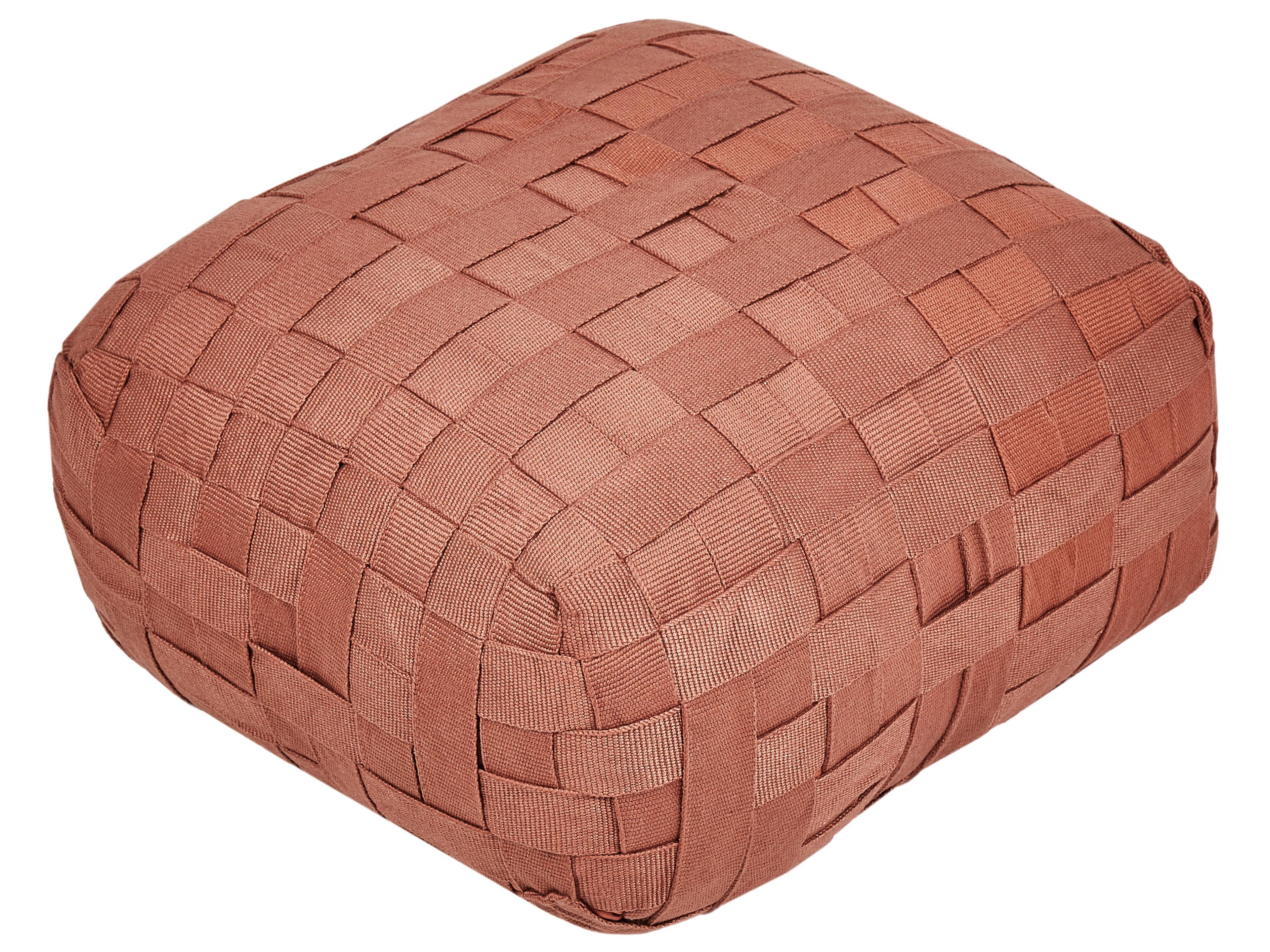  Pouffe BODLA Synthetic Material Light Red