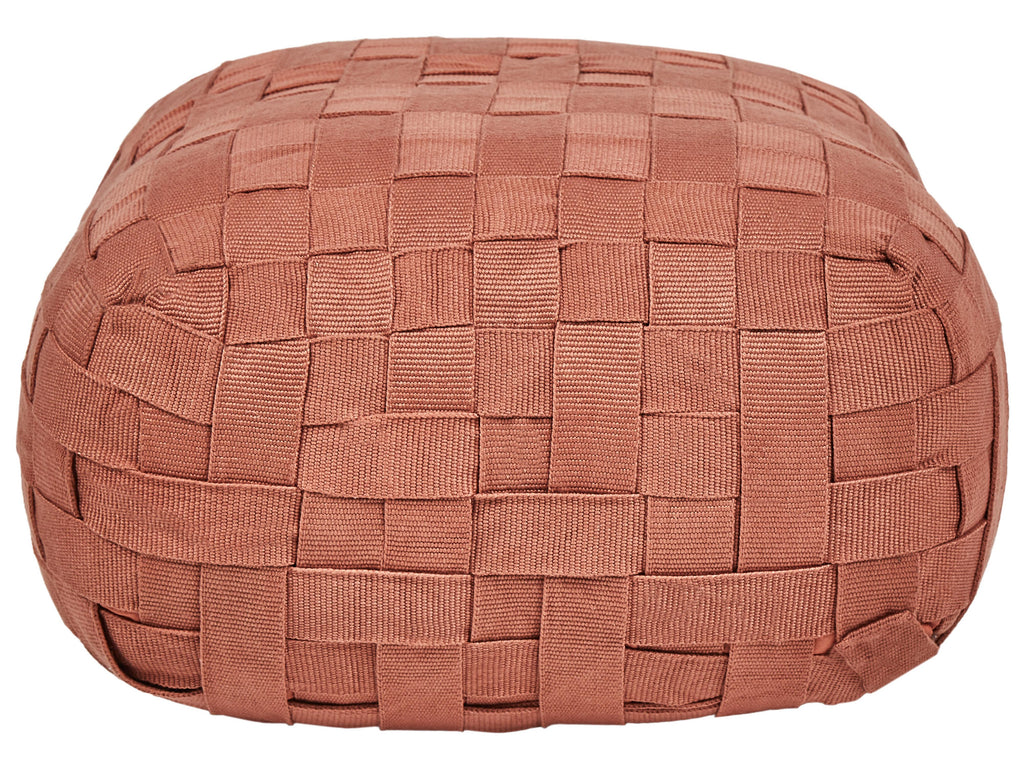  Pouffe BODLA Synthetic Material Light Red