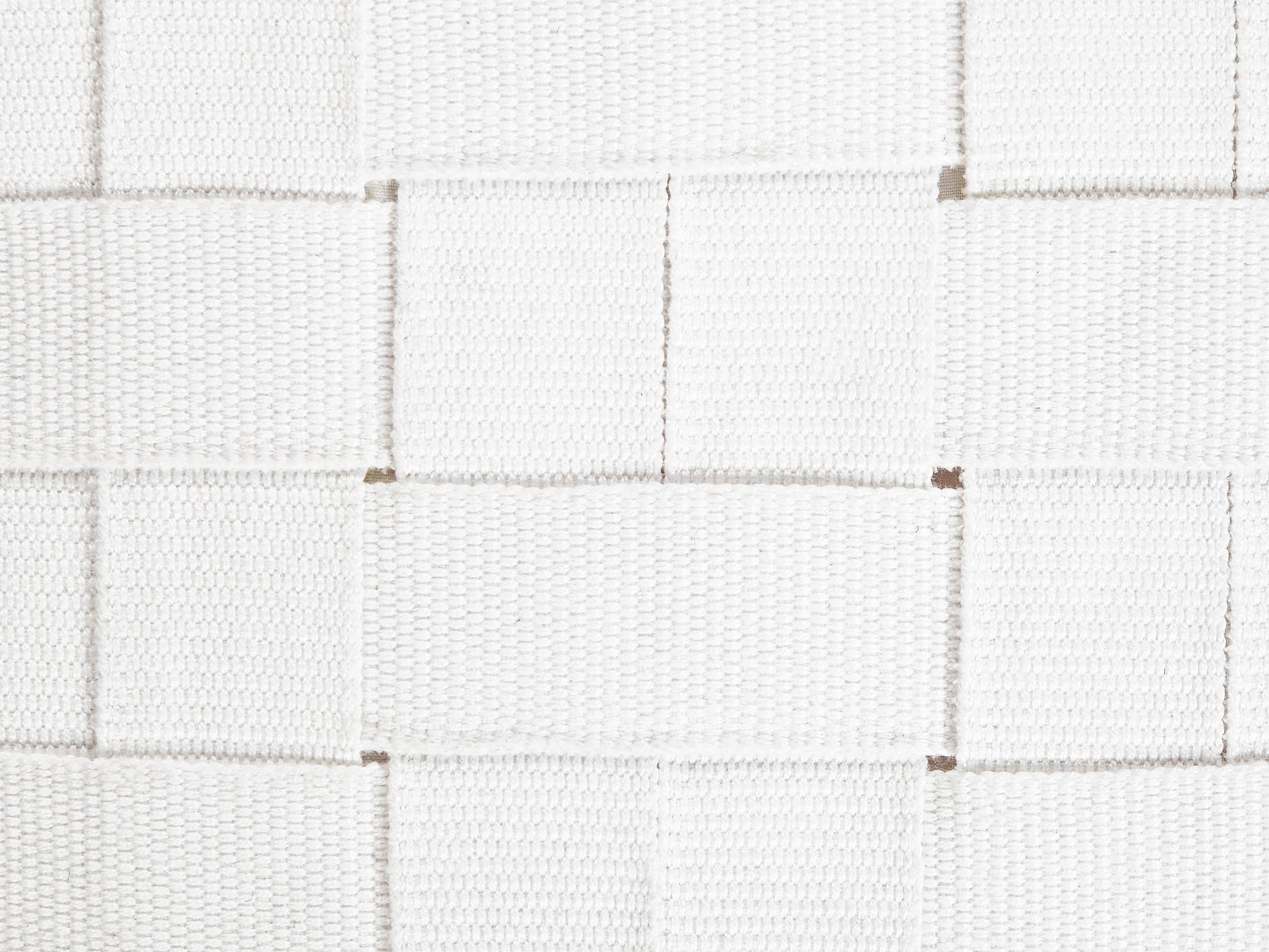  Pouffe BODLA Synthetic Material White