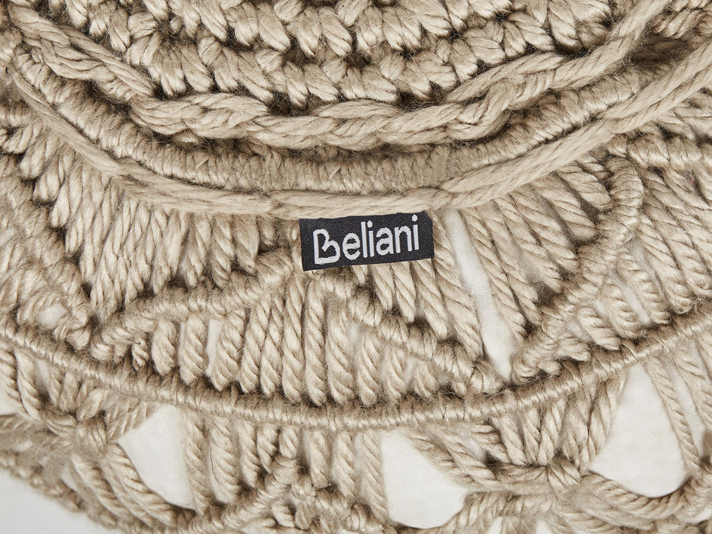  Pouffe AADHI Synthetic Material Beige