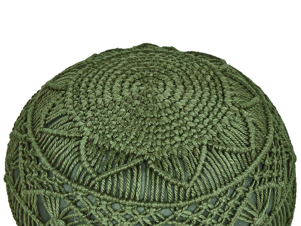  Pouffe AADHI Synthetic Material Green