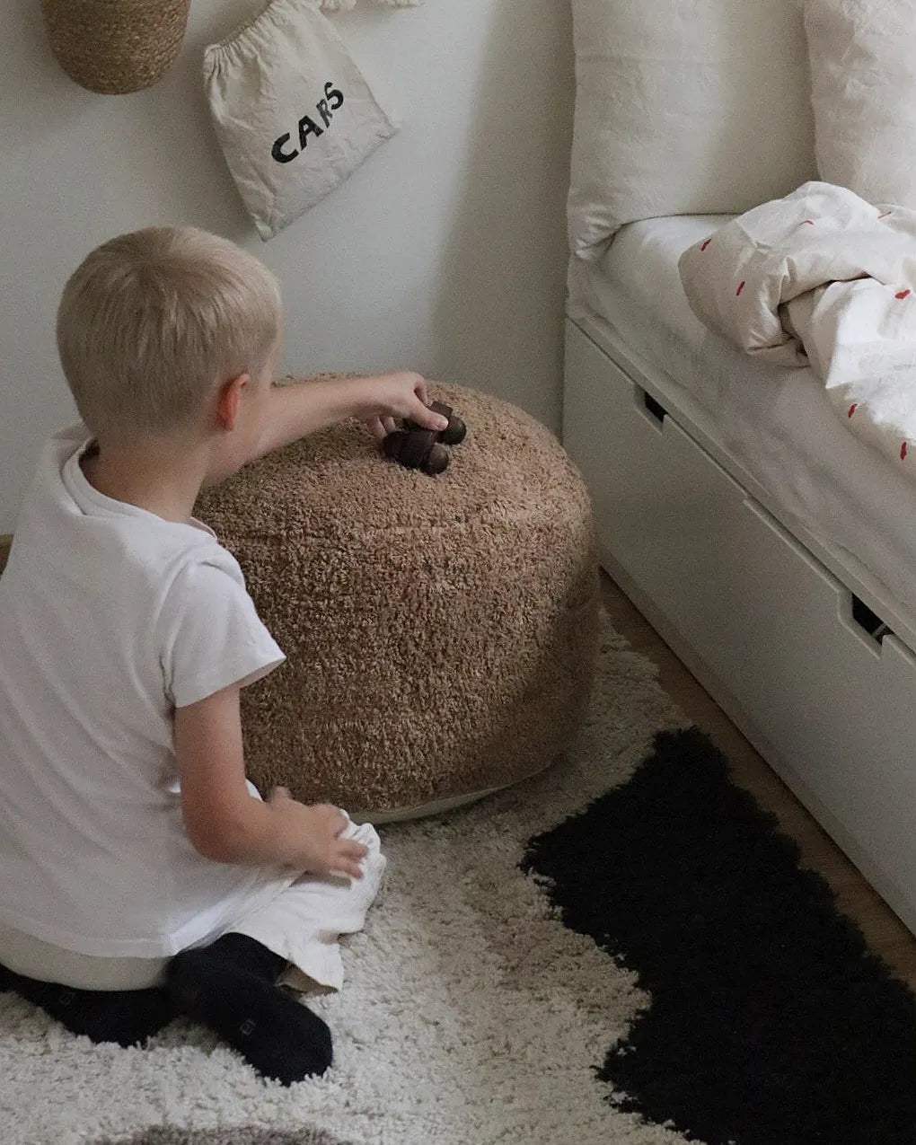  Pouffe KANDHKOT Cotton Brown