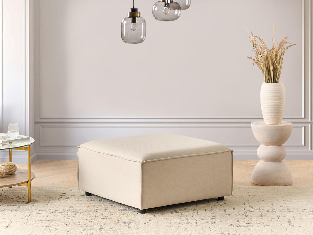  Ottoman ARDAL Fabric Beige