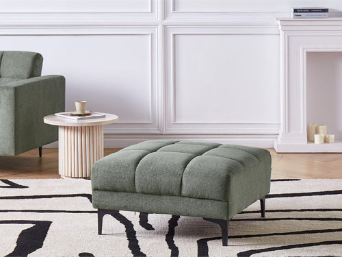  Ottoman ALNES Fabric Dark Green