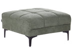  Ottoman ALNES Fabric Dark Green