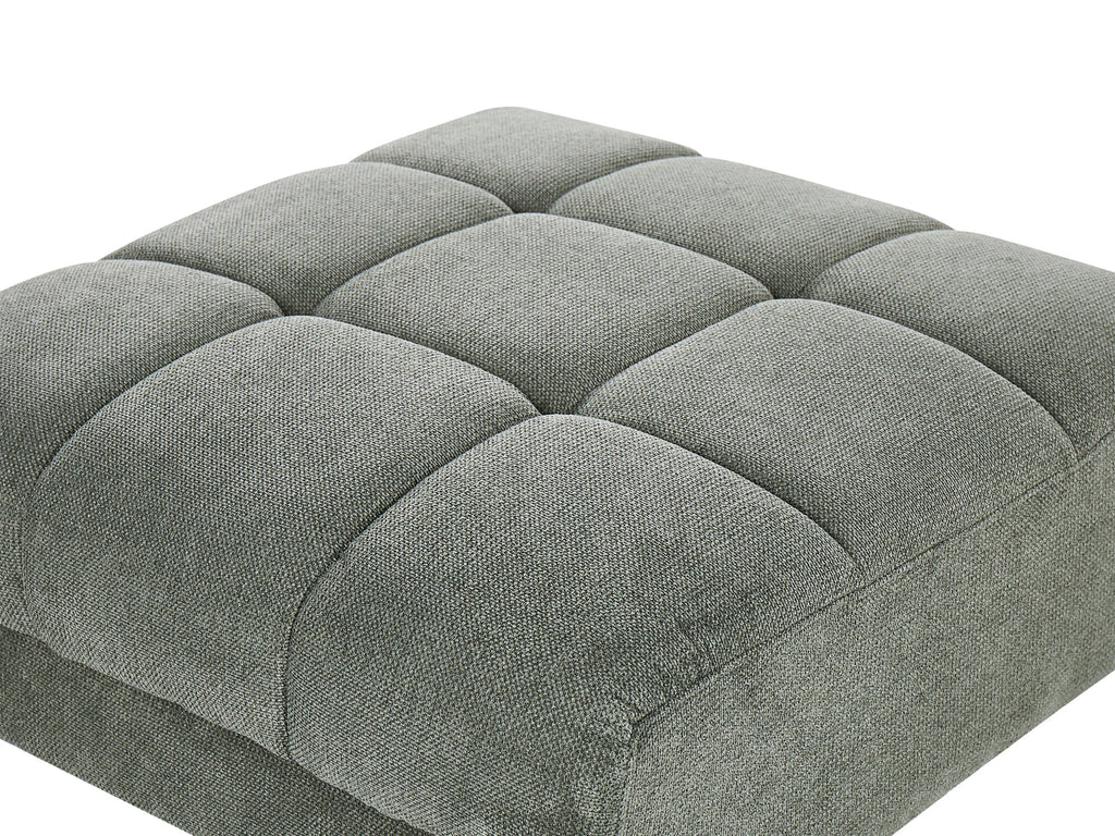  Ottoman ALNES Fabric Dark Green