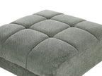  Ottoman ALNES Fabric Dark Green