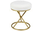  Footstool PRESHO Boucle Off-White