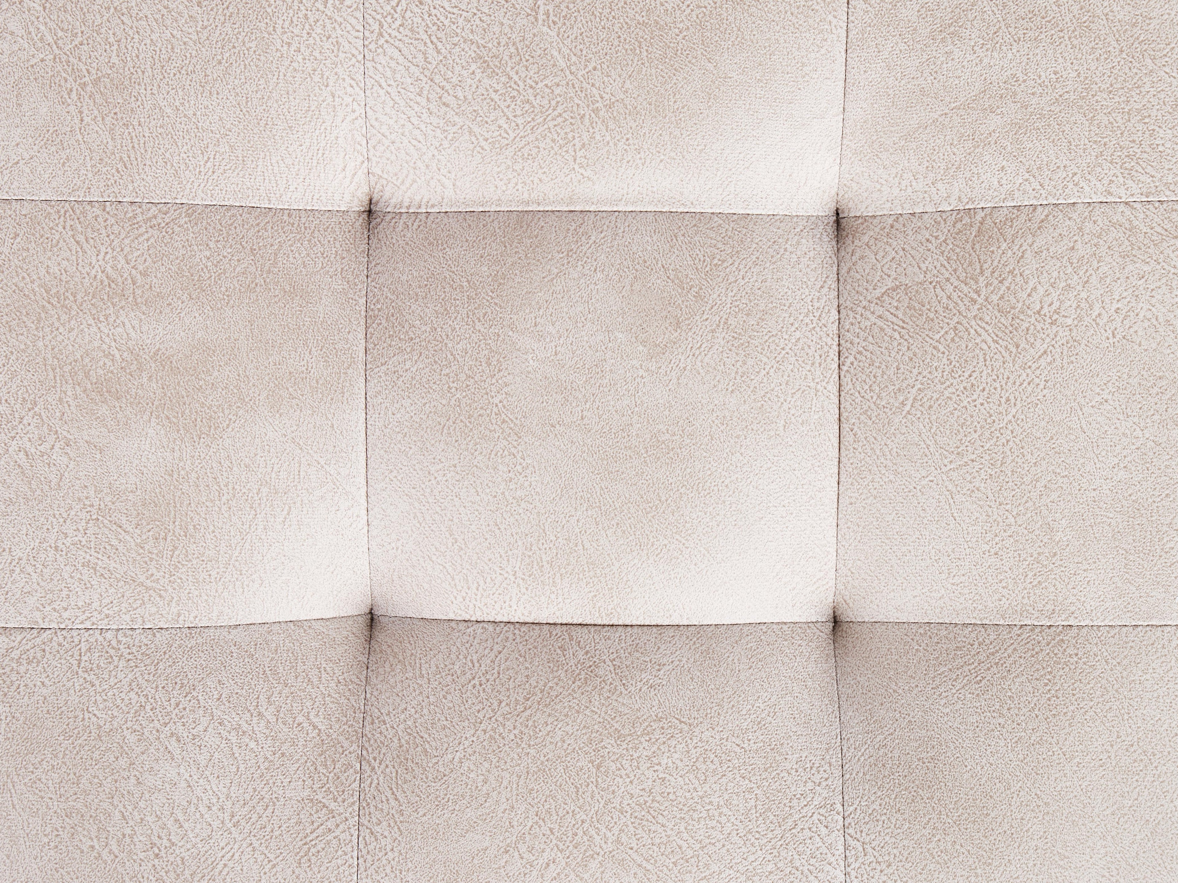  Footstool MURDO Faux Leather Beige
