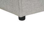  Ottoman ARDAL Fabric Light Grey