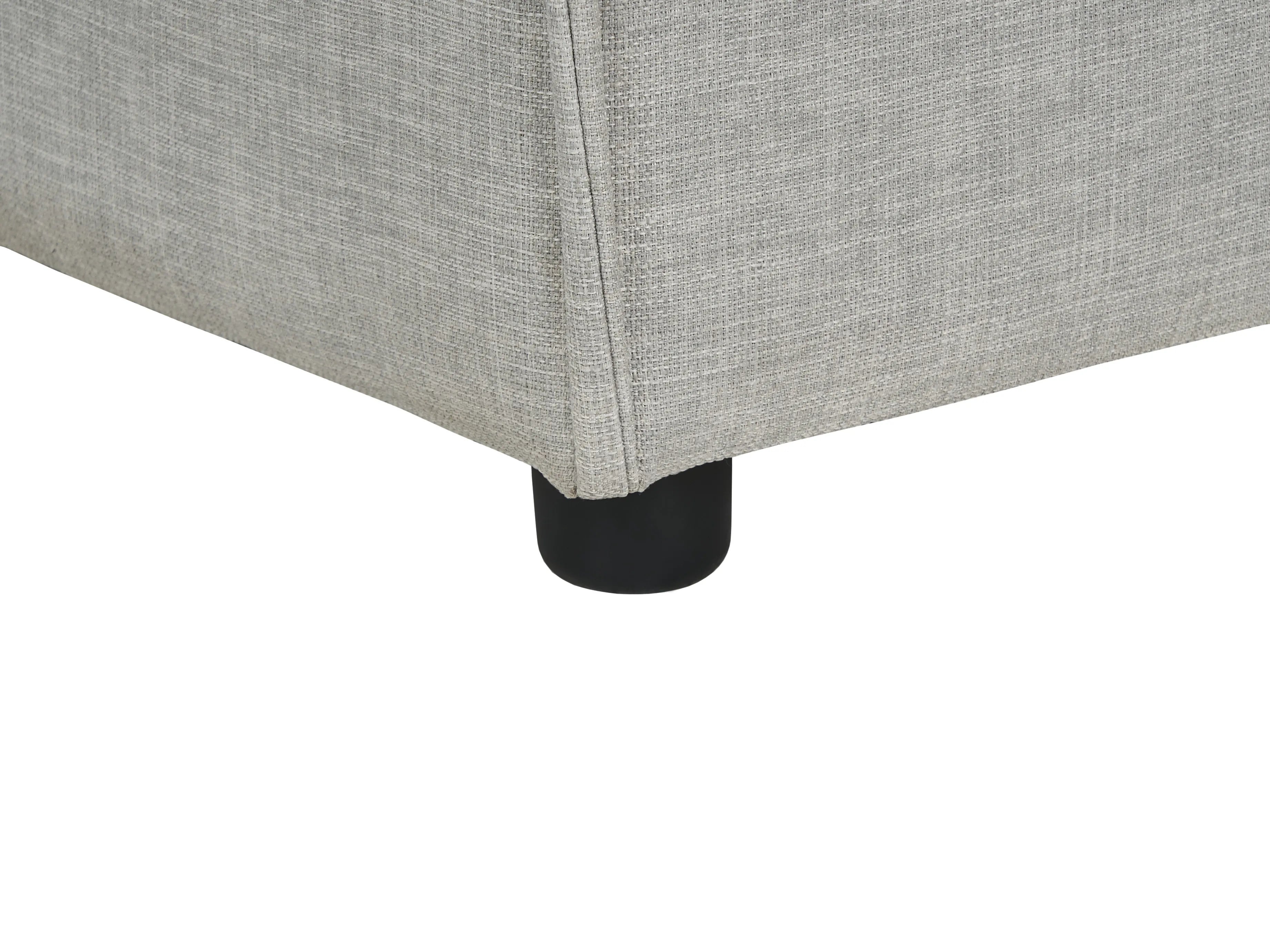  Ottoman ARDAL Fabric Light Grey