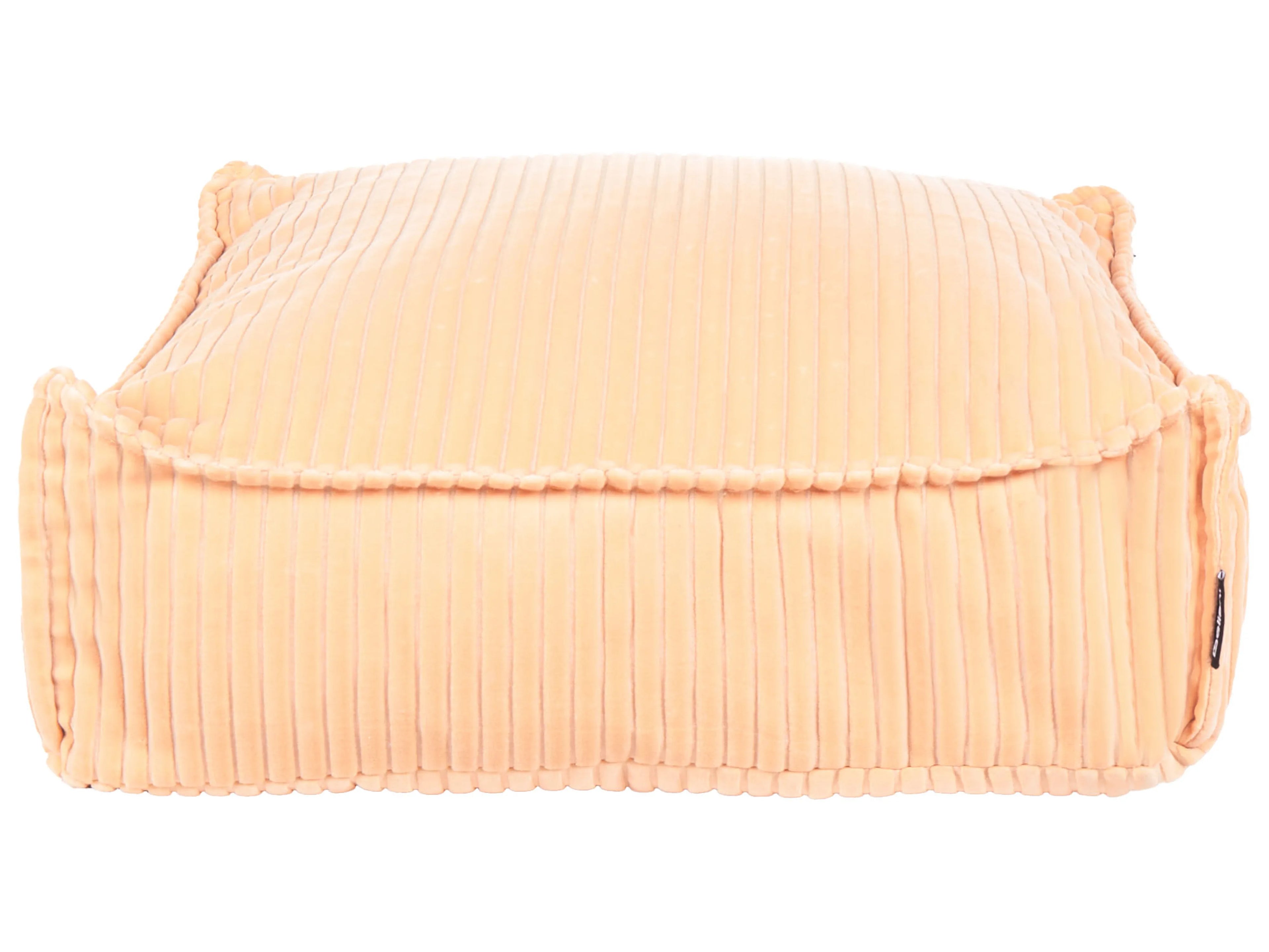  Pouffe ALLOZAI Velvet Peach Pink