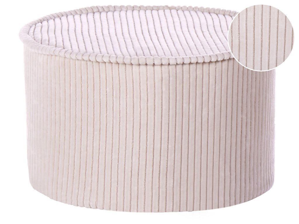  Pouffe ZIKRIA Velvet Light Beige