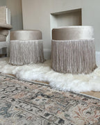 Pouffe VIRGINIA Velvet Taupe