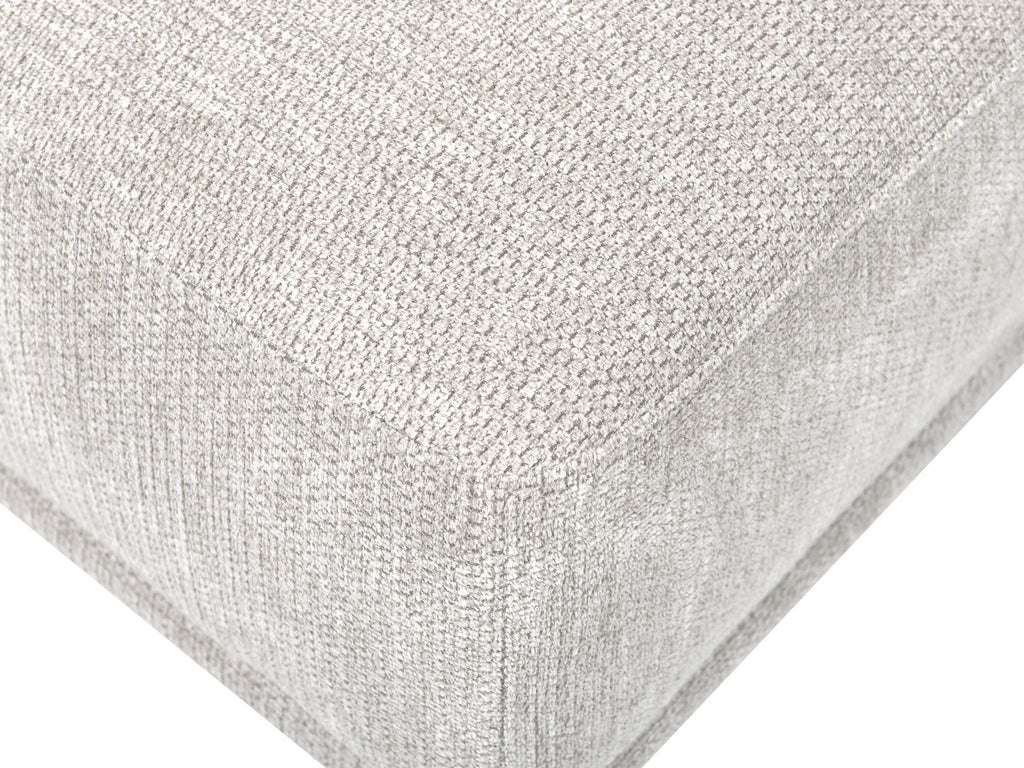  Ottoman HOLT Fabric Light Grey