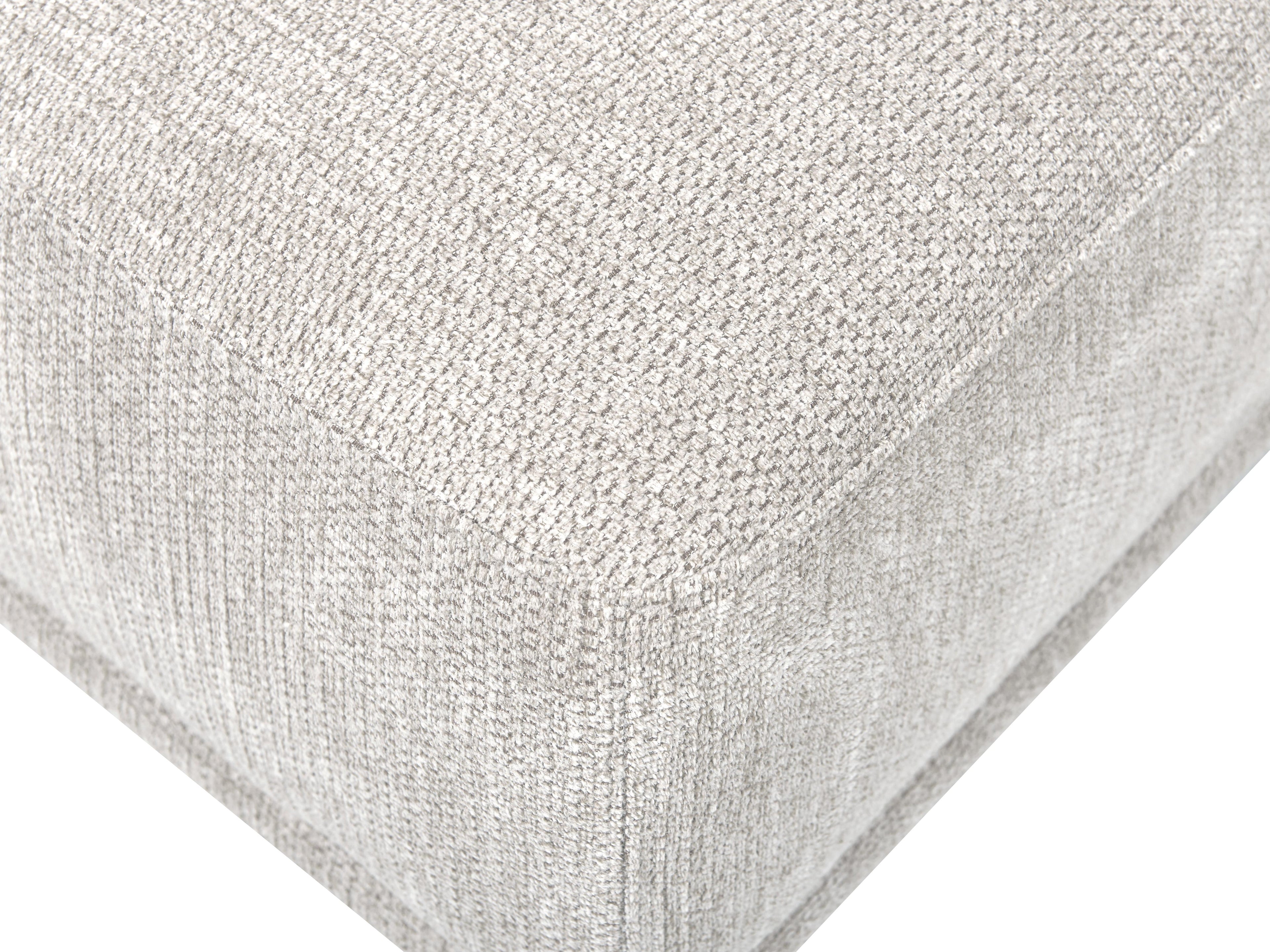  Ottoman HOLT Fabric Light Grey