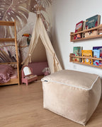 Pouffe DAREYN Velvet Sand Beige