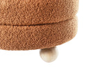  Pouffe CHILLY Boucle Golden Brown