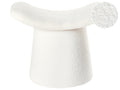  Pouffe Tufted RIDDLE Boucle Off-White