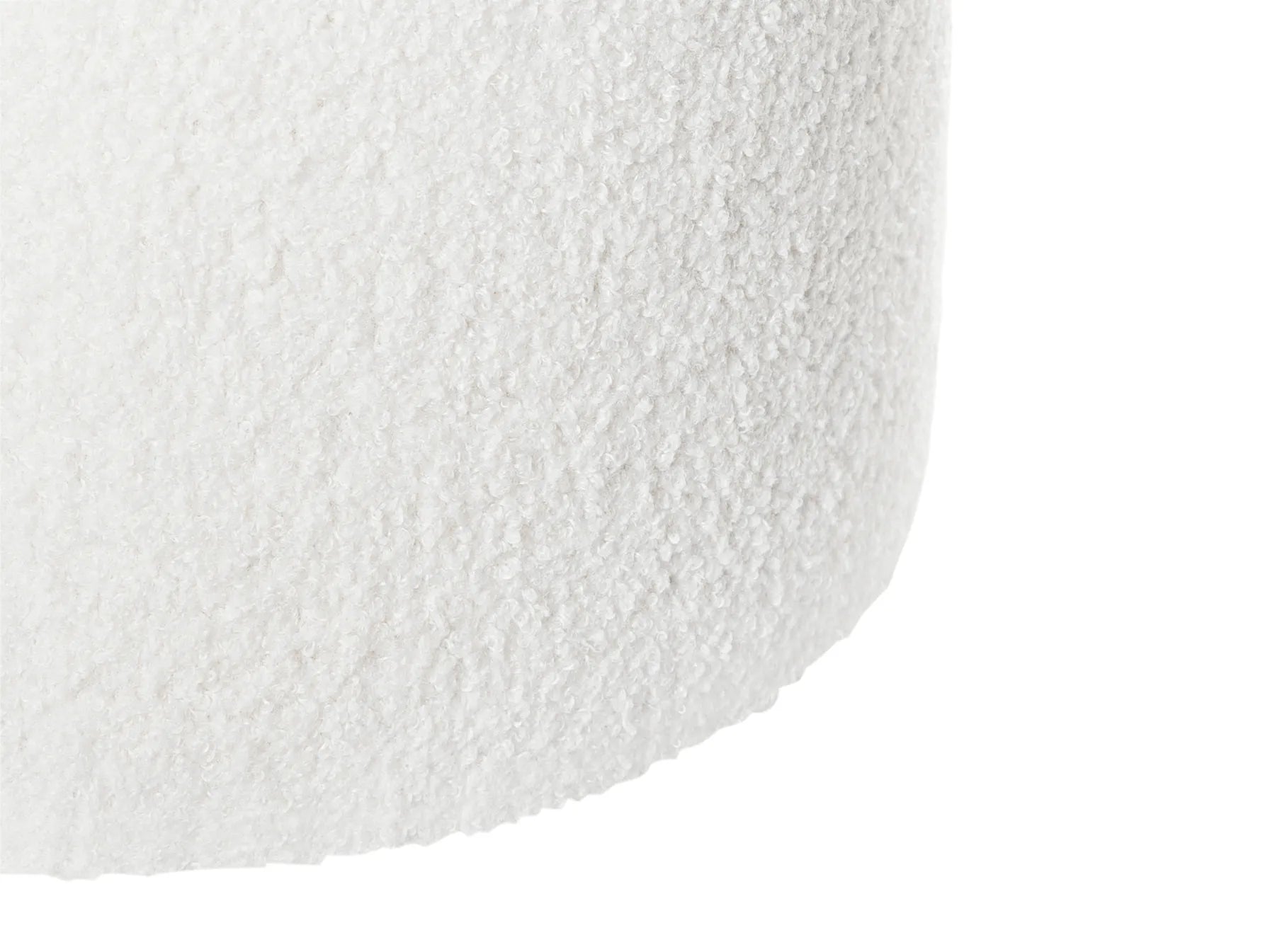  Pouffe Tufted RIDDLE Boucle Off-White