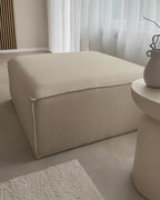  Ottoman ARDAL Fabric Beige