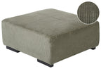  Ottoman LUNGO Corduroy Green