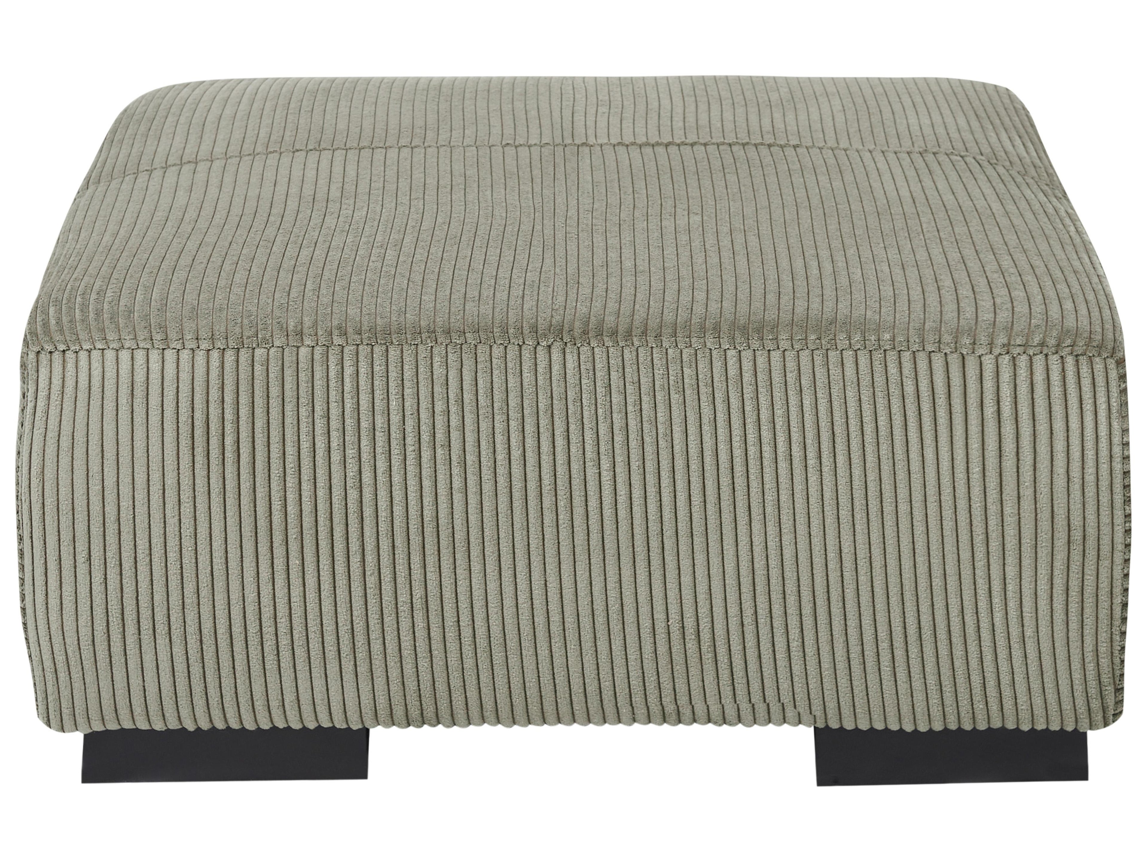  Ottoman LUNGO Corduroy Green