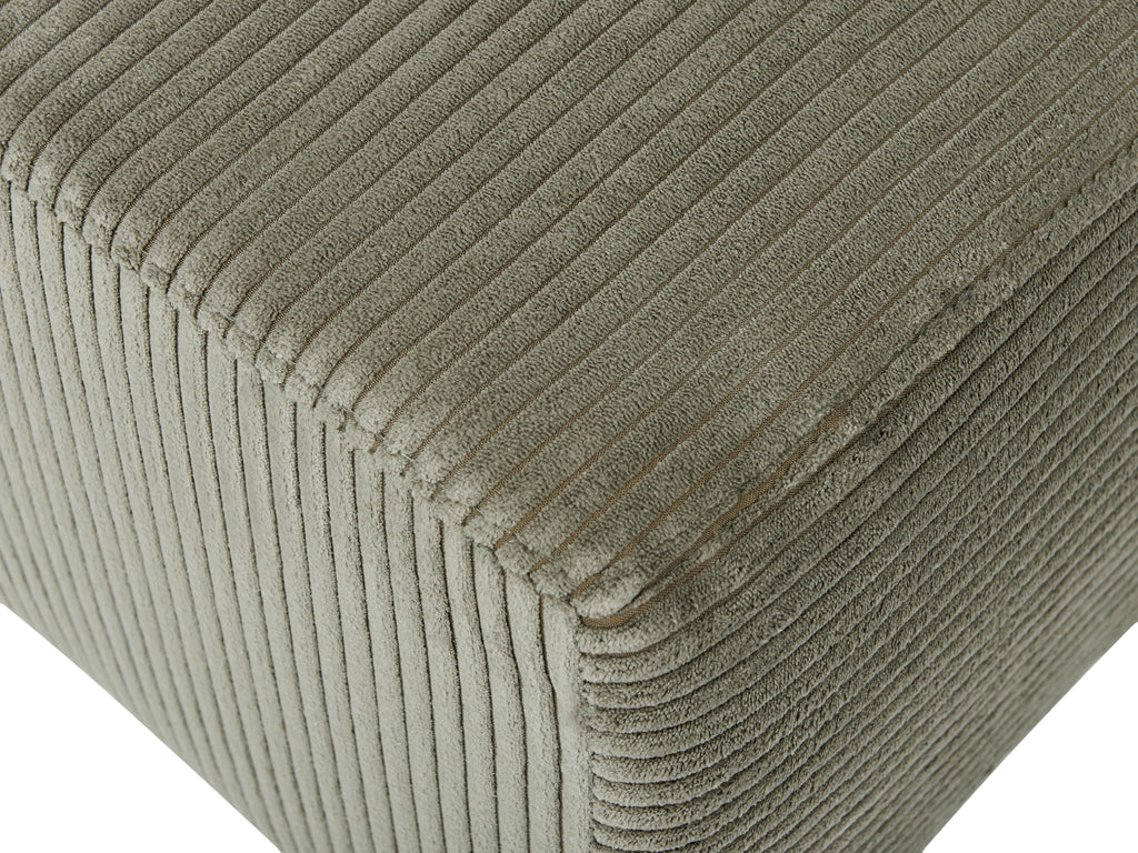  Ottoman LUNGO Corduroy Green