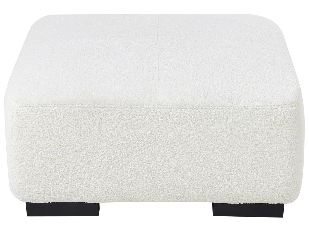  Ottoman LUNGO Boucle White