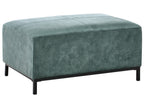  Ottoman OSLO Velvet Teal