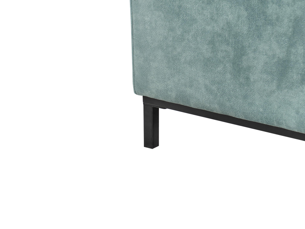 Ottoman OSLO Velvet Teal
