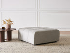  Ottoman INNVIK Fabric Light Grey