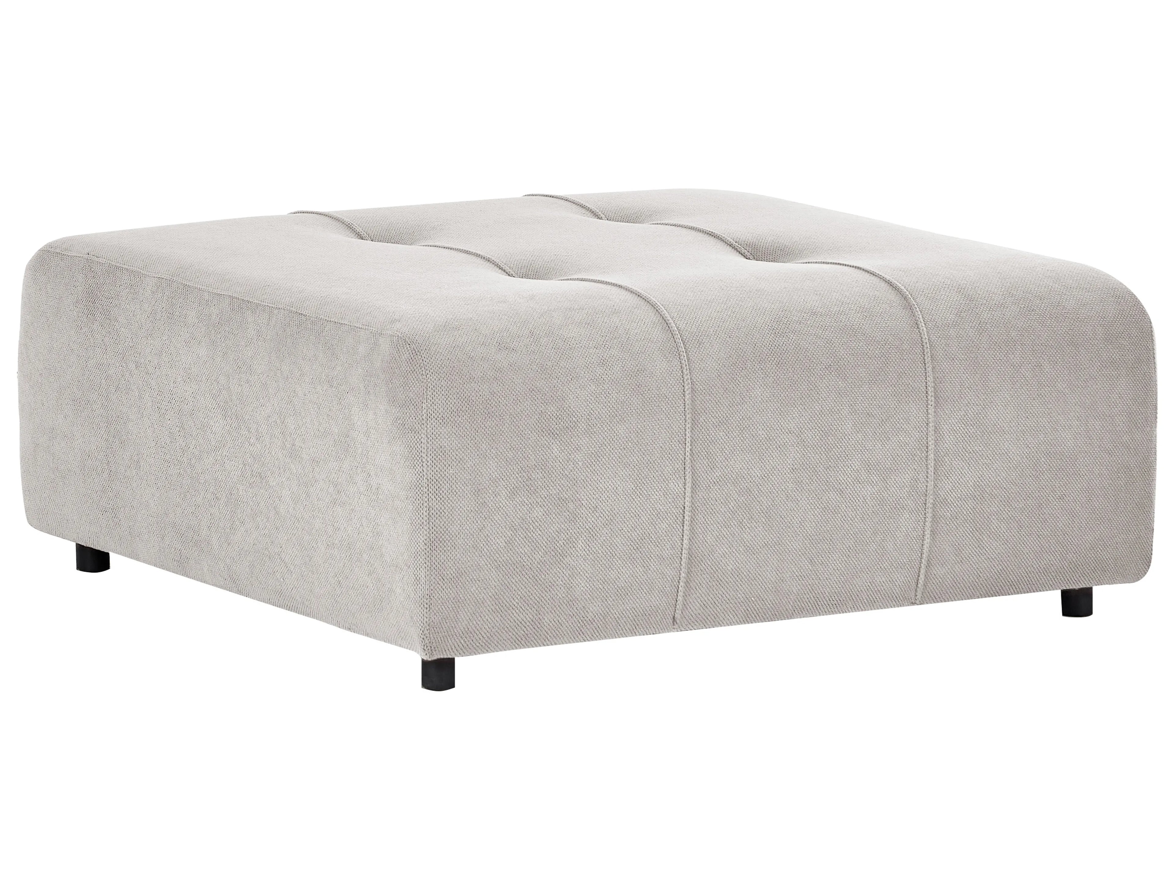  Ottoman INNVIK Fabric Light Grey