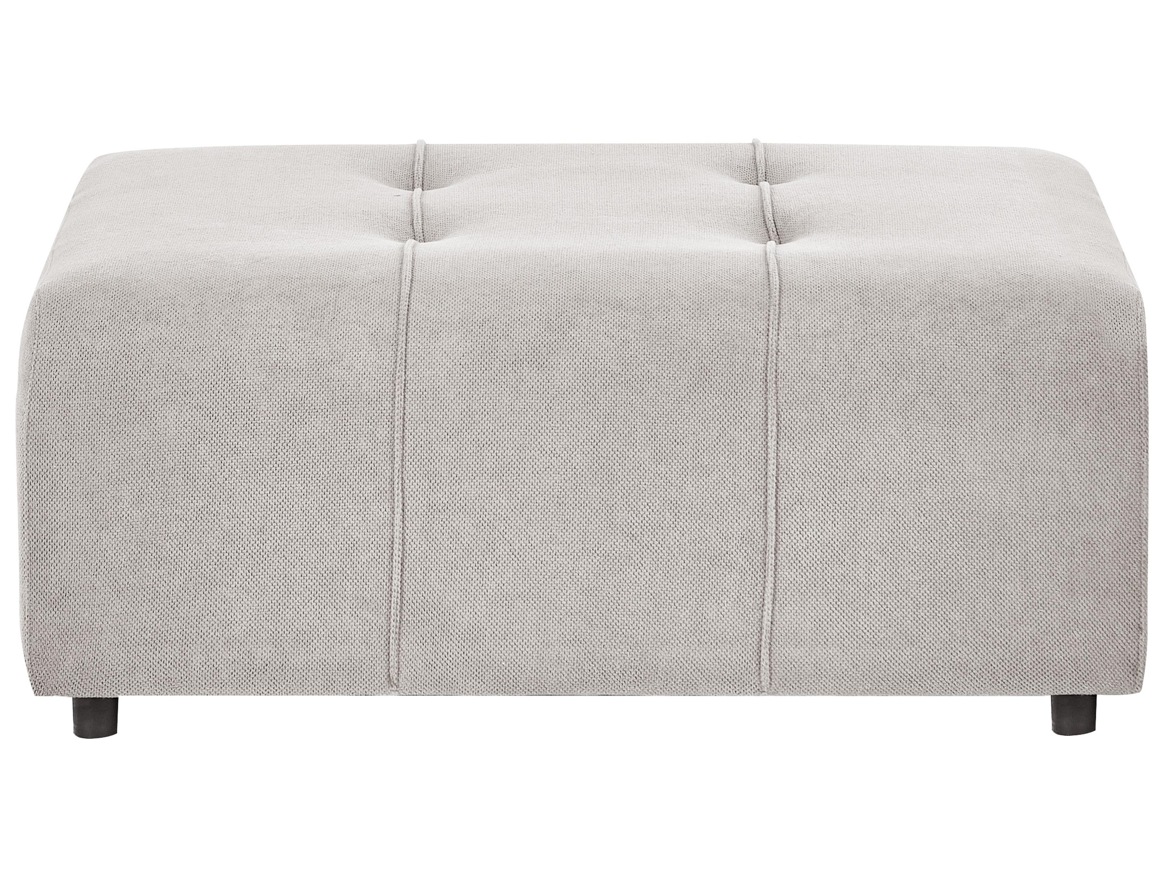  Ottoman INNVIK Fabric Light Grey