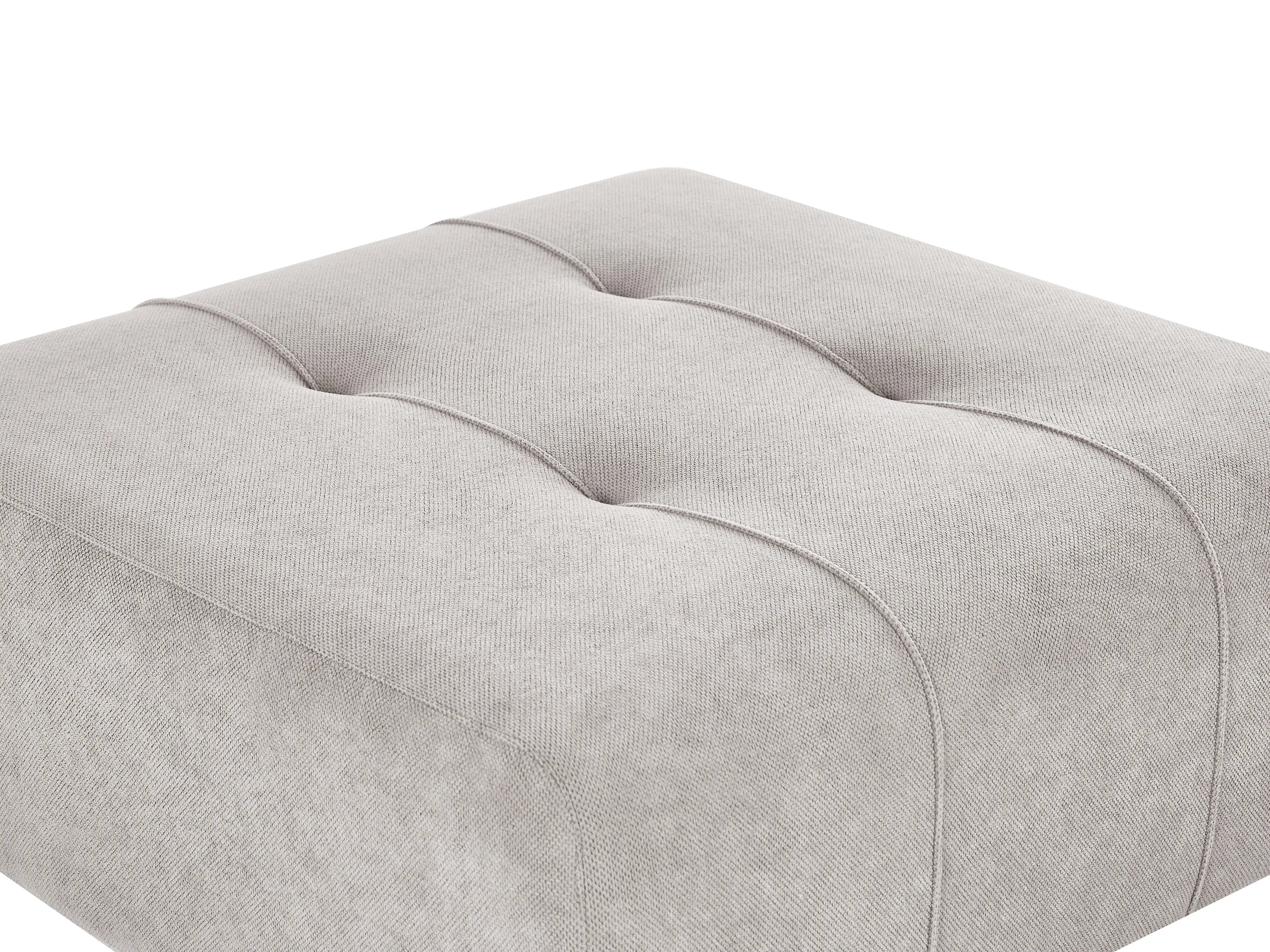  Ottoman INNVIK Fabric Light Grey