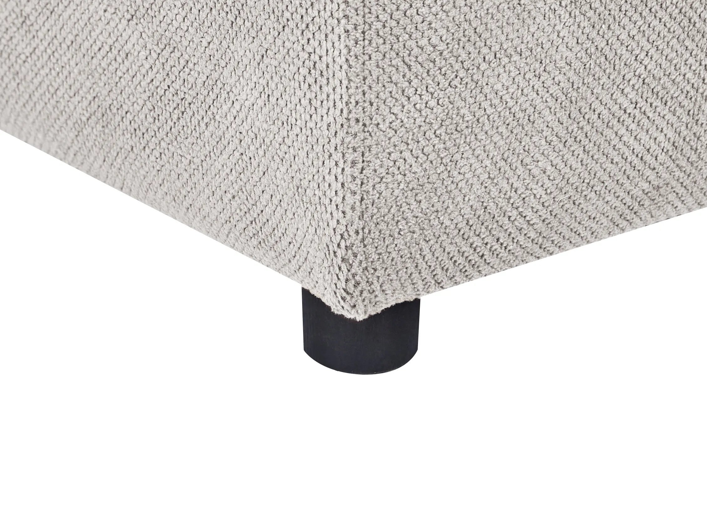  Ottoman INNVIK Fabric Light Grey