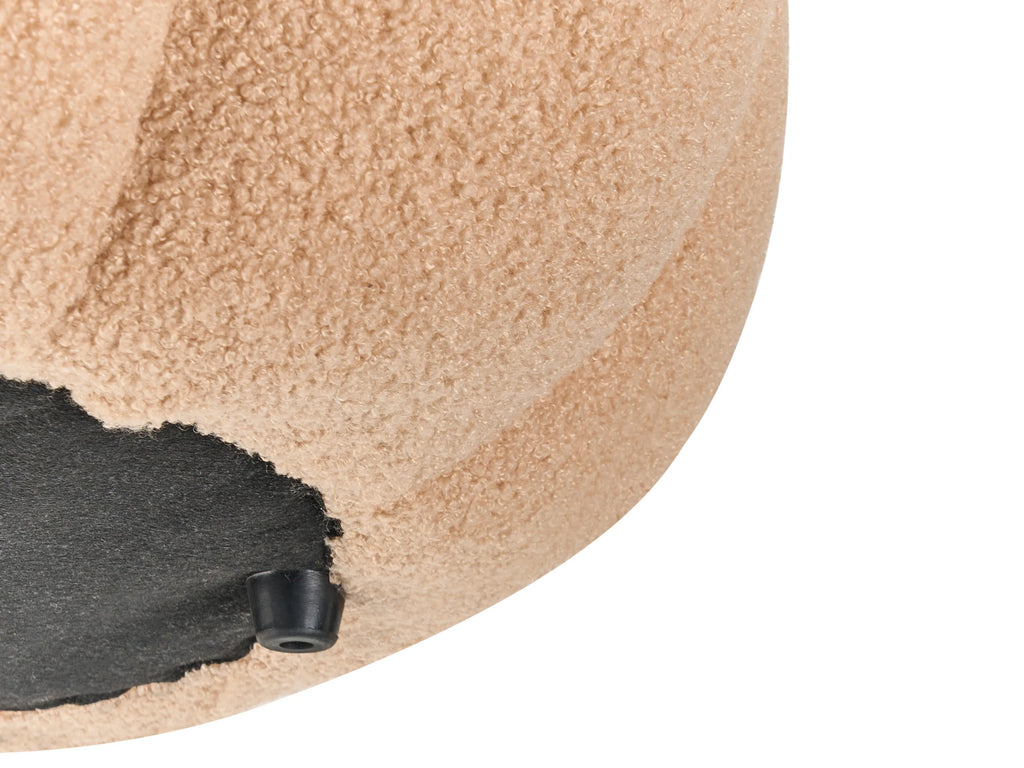  Pouffe BEAUFORT Boucle Light Brown
