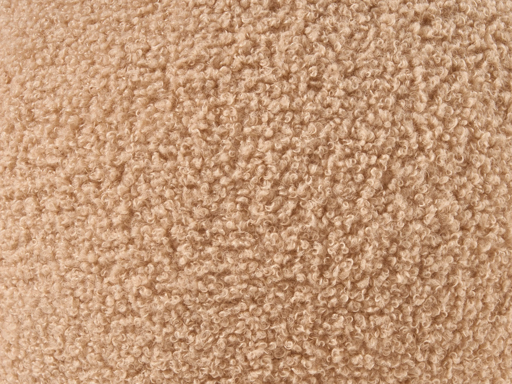  Pouffe BEAUFORT Boucle Light Brown