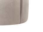  Pouffe SEDONA Velvet Taupe