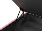  Storage Ottoman ABERDEEN Velvet Pink