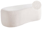  Pouffe BAYARD Boucle Off-White