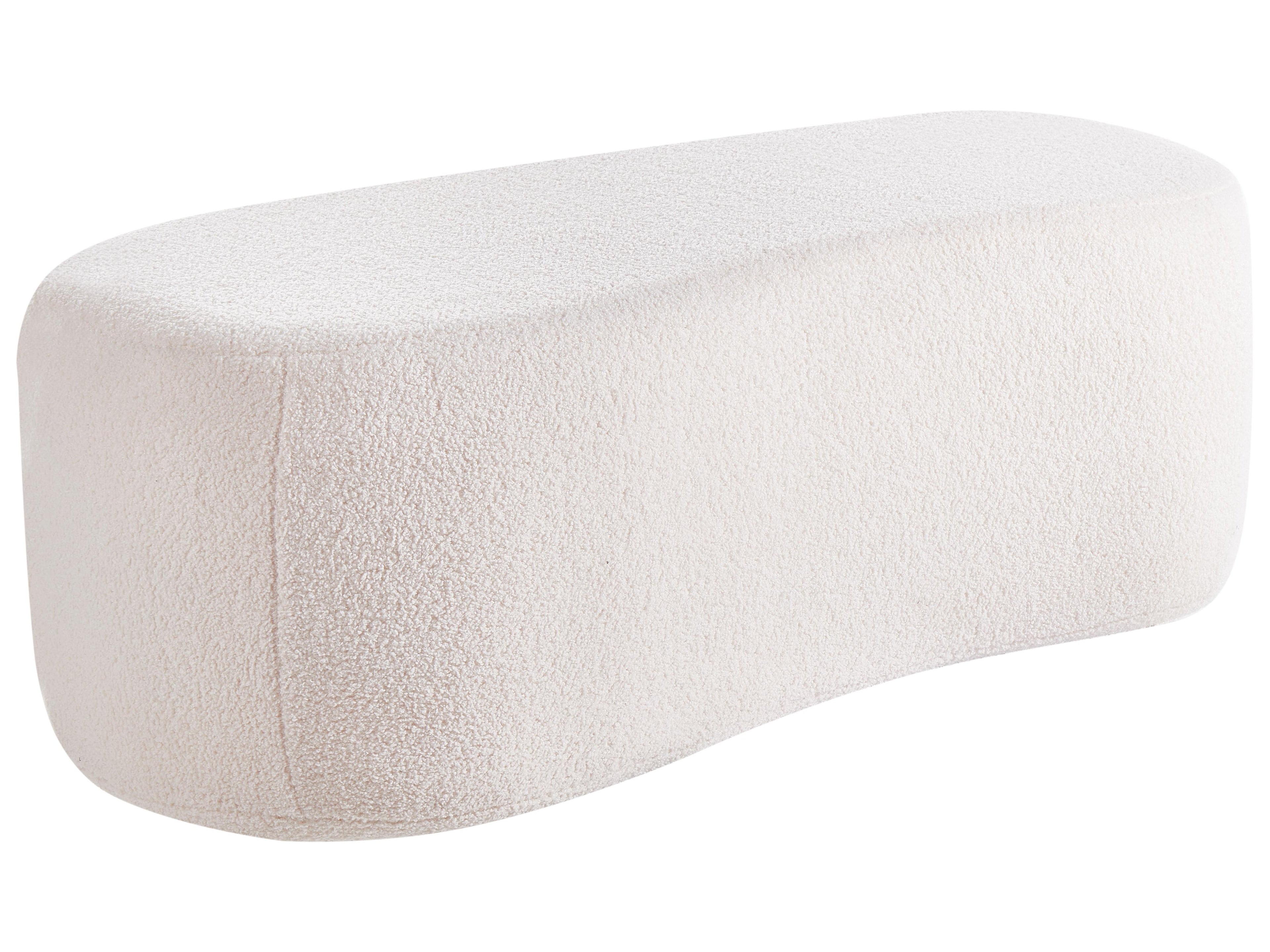  Pouffe BAYARD Boucle Off-White